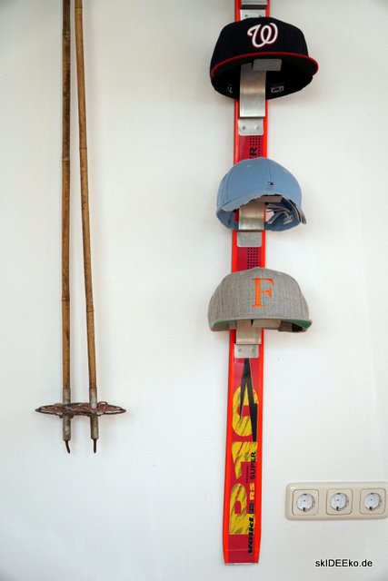 Cap-Holder-Ski "Roter Farbklecks" – Bild 3