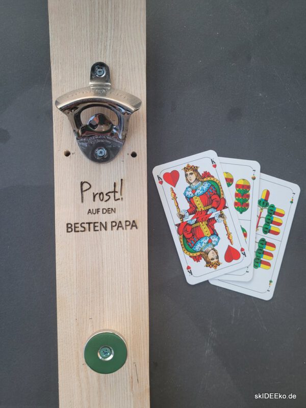 Flaschenöffner-Ski "Vatertag" – Bild 4