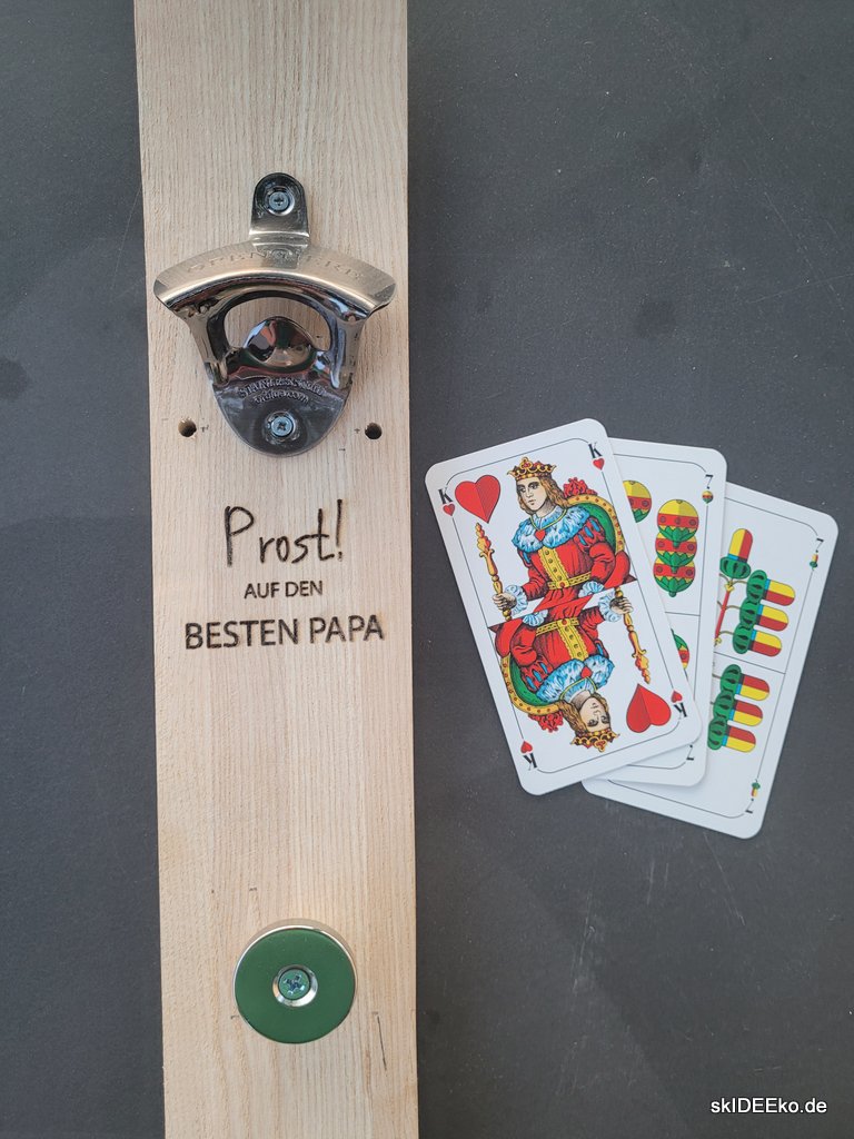 Flaschenöffner-Ski "Vatertag" – Bild 4