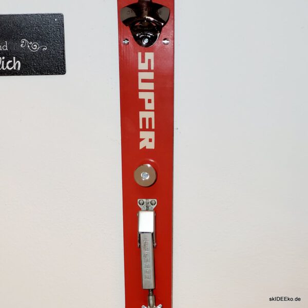 Flaschenöffner-Ski "SUPER Rot" – Bild 5