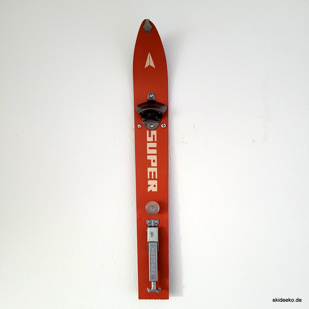 Flaschenöffner-Ski "SUPER Orange" – Bild 8