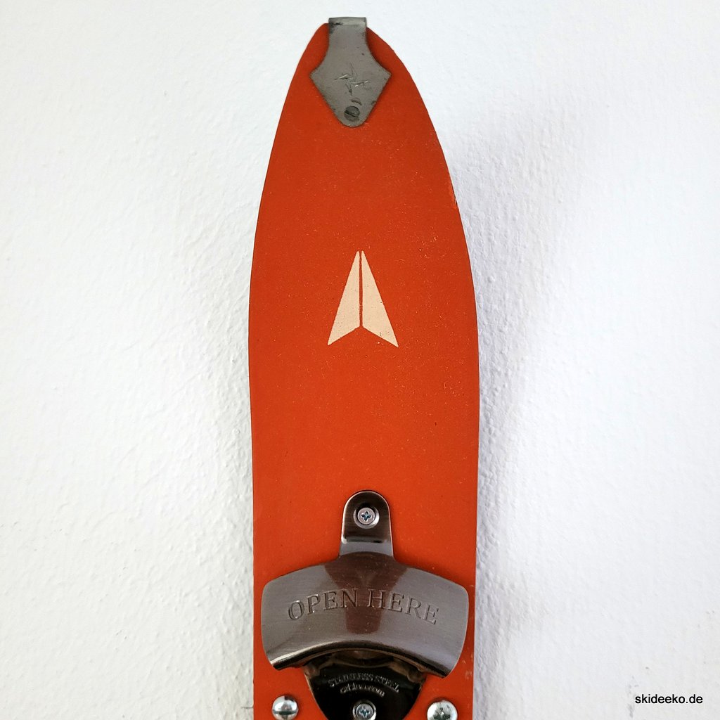 Flaschenöffner-Ski "SUPER Orange" – Bild 3
