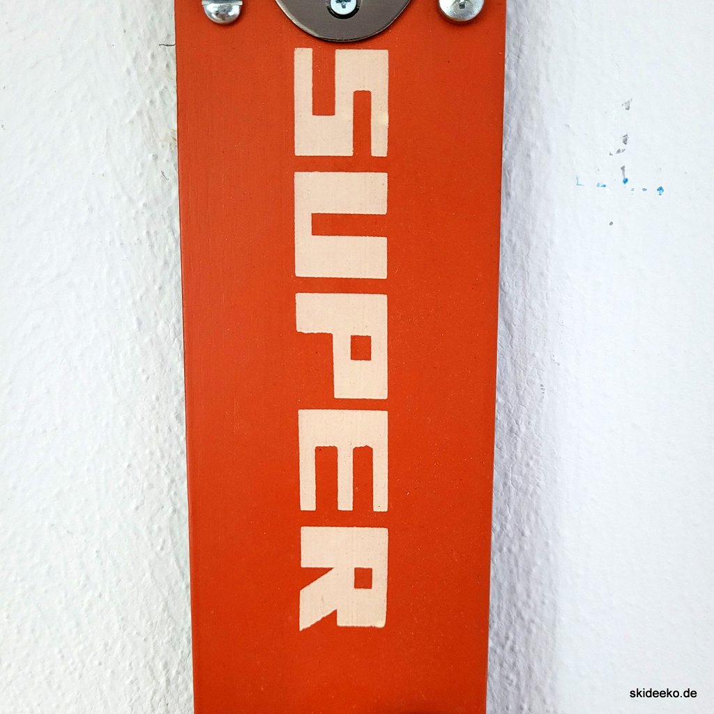 Flaschenöffner-Ski "SUPER Orange" – Bild 5