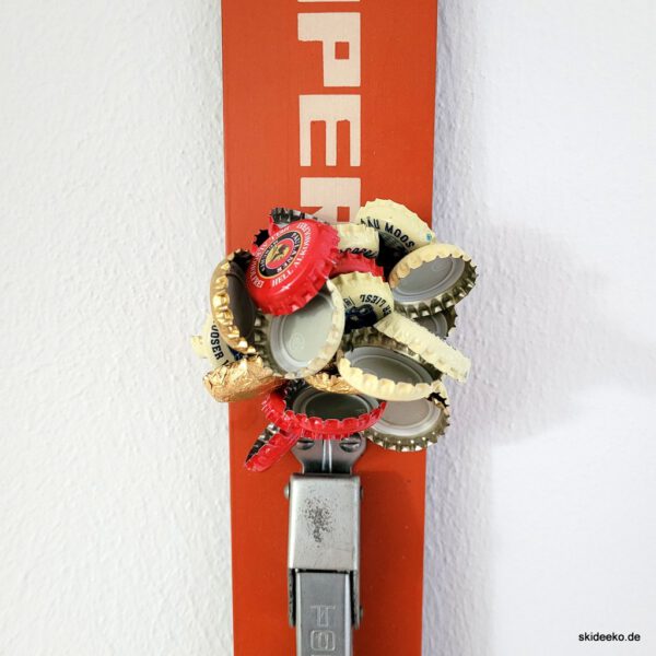 Flaschenöffner-Ski "SUPER Orange" – Bild 4