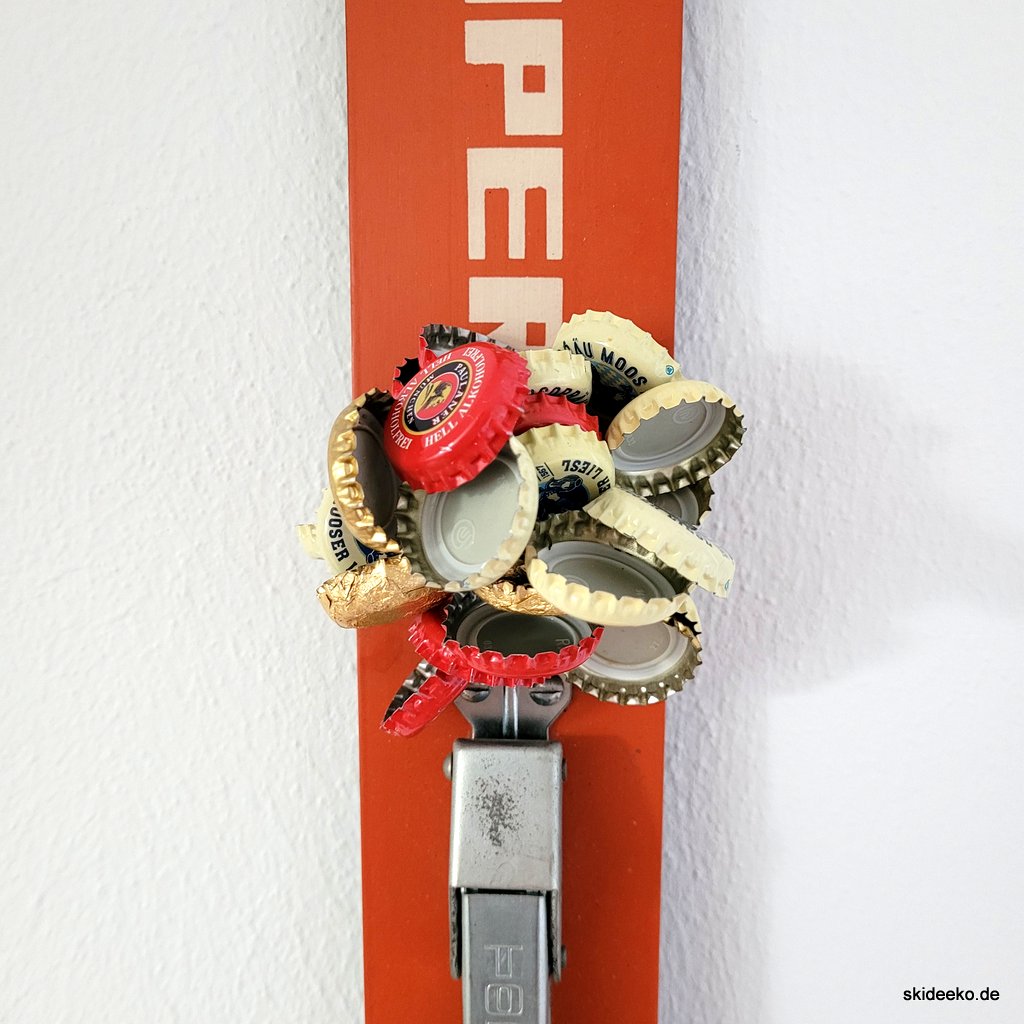 Flaschenöffner-Ski "SUPER Orange" – Bild 4